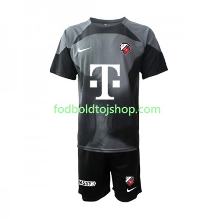 FC Utrecht Målmand Børn Hjemme Fodboldsæt 2022-23 S/S (+ Korte bukser)